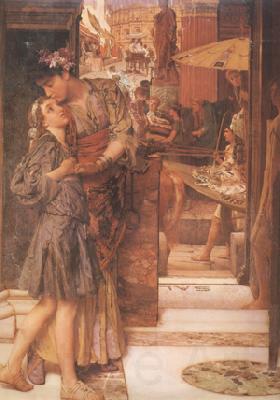 Alma-Tadema, Sir Lawrence The Parting Kiss (mk24) Germany oil painting art